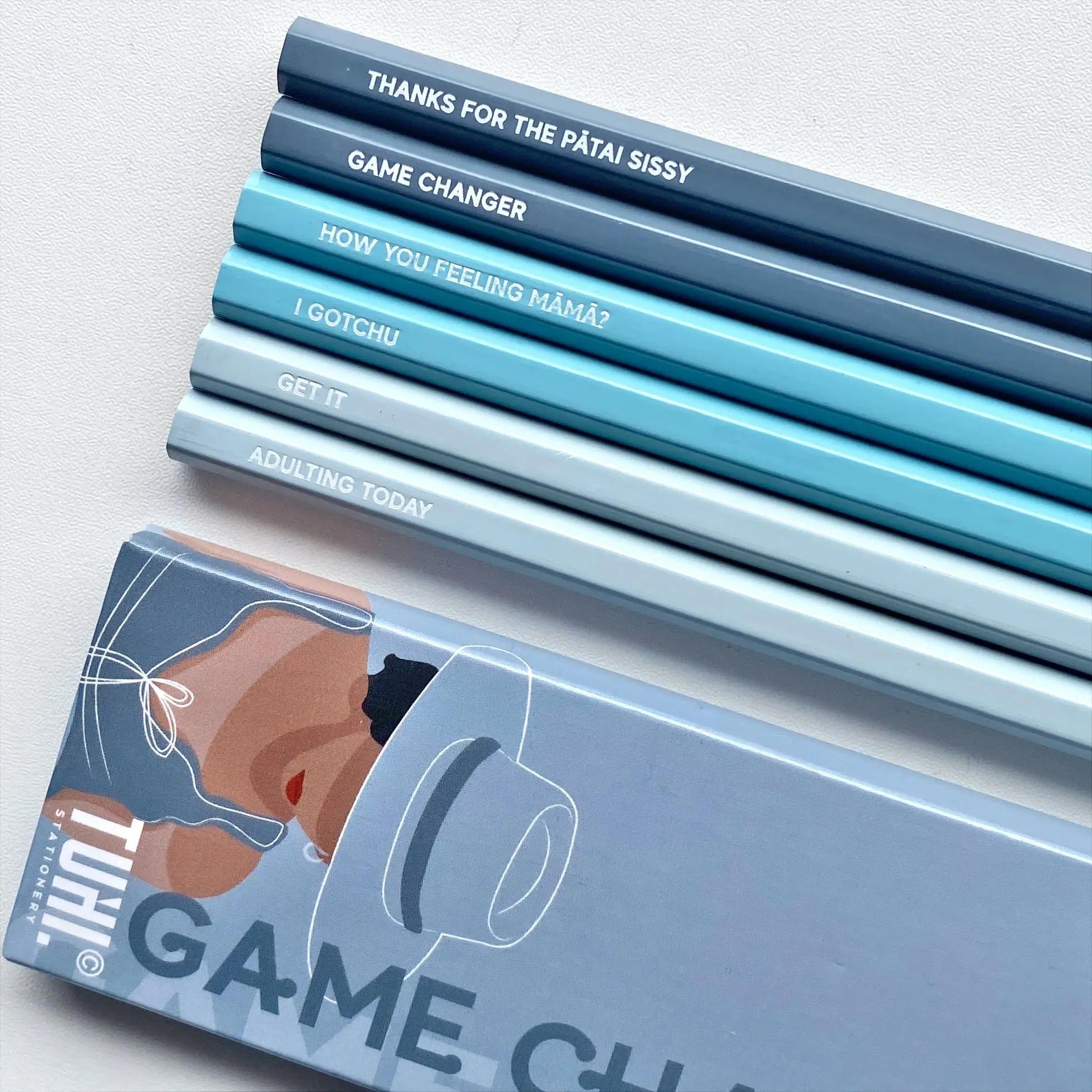 Pencil Set: Game Changer (English) - Tuhi Stationery Ltd