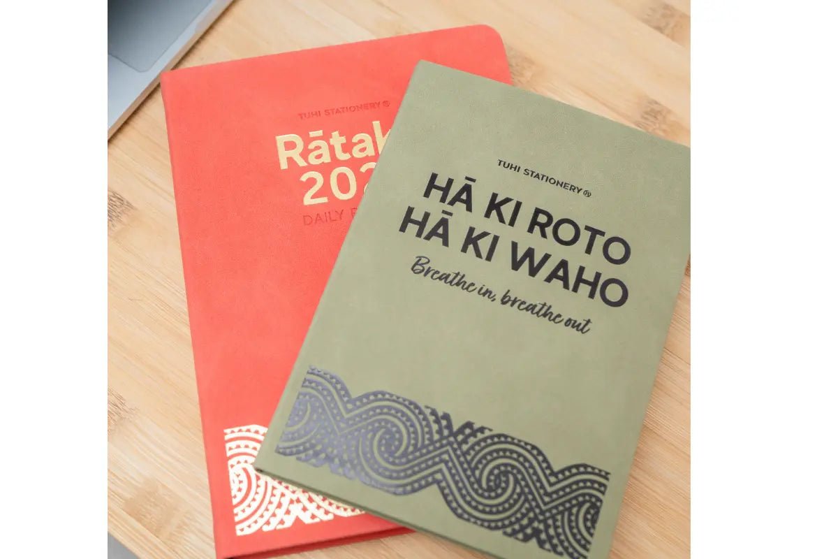 Premium Notebook: Hā ki roto | Mindfulness - Tuhi Stationery Ltd