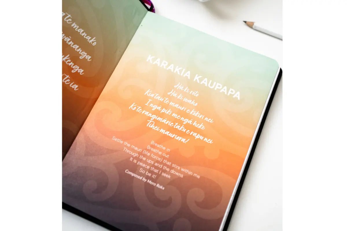 Premium Notebook: Hā ki roto | Mindfulness - Tuhi Stationery Ltd