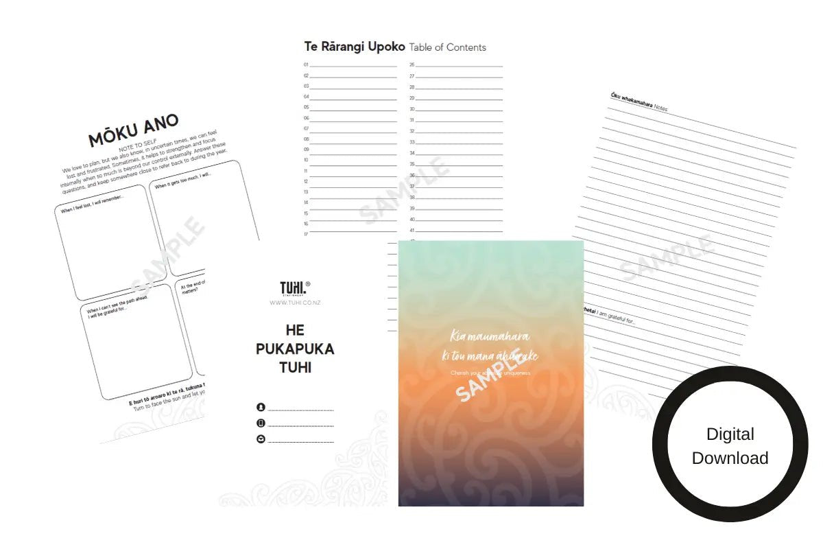 Premium Notebook: Hā ki roto | Mindfulness - Tuhi Stationery Ltd