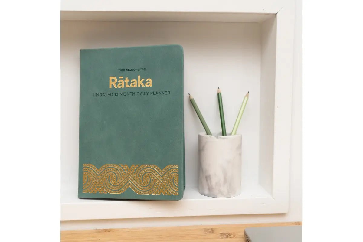 Rātaka Undated 12 - Month Daily Planner (Premium) - Tuhi Stationery Ltd