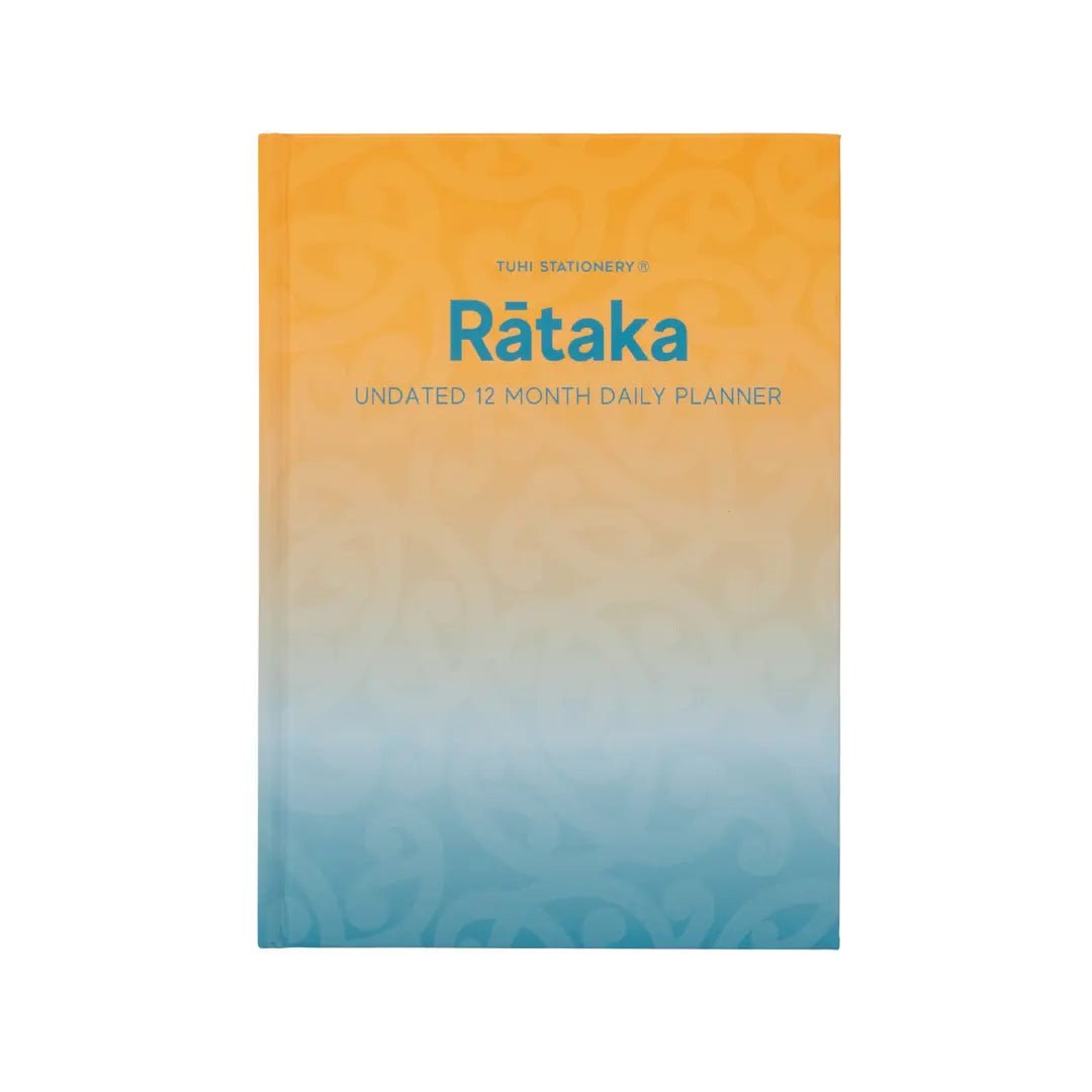 Rātaka Undated 12 - Month Daily Planner (Standard) - Tuhi Stationery Ltd