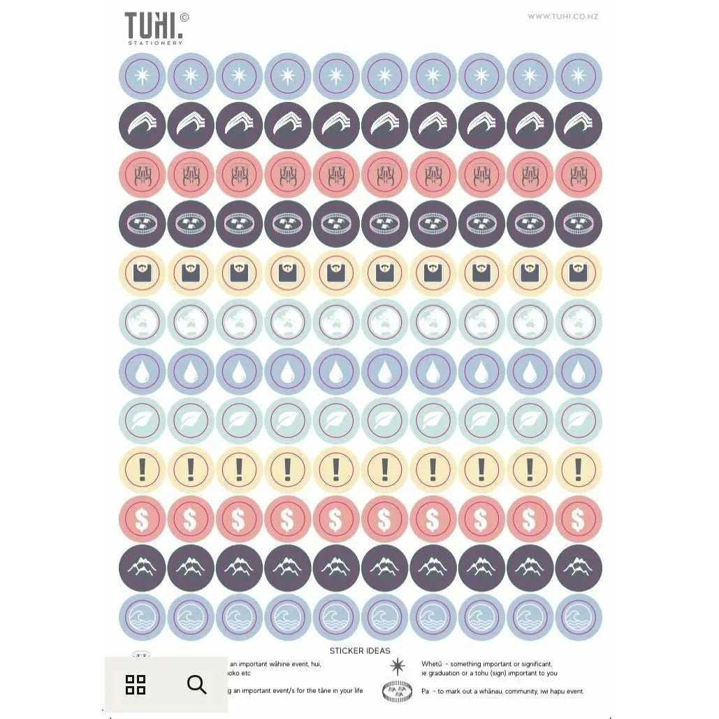 Stickers: Māori Icon - Tuhi Stationery Ltd