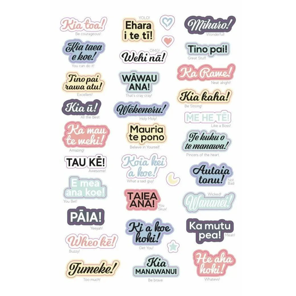 Stickers: Māori Planner Set - Tuhi Stationery Ltd