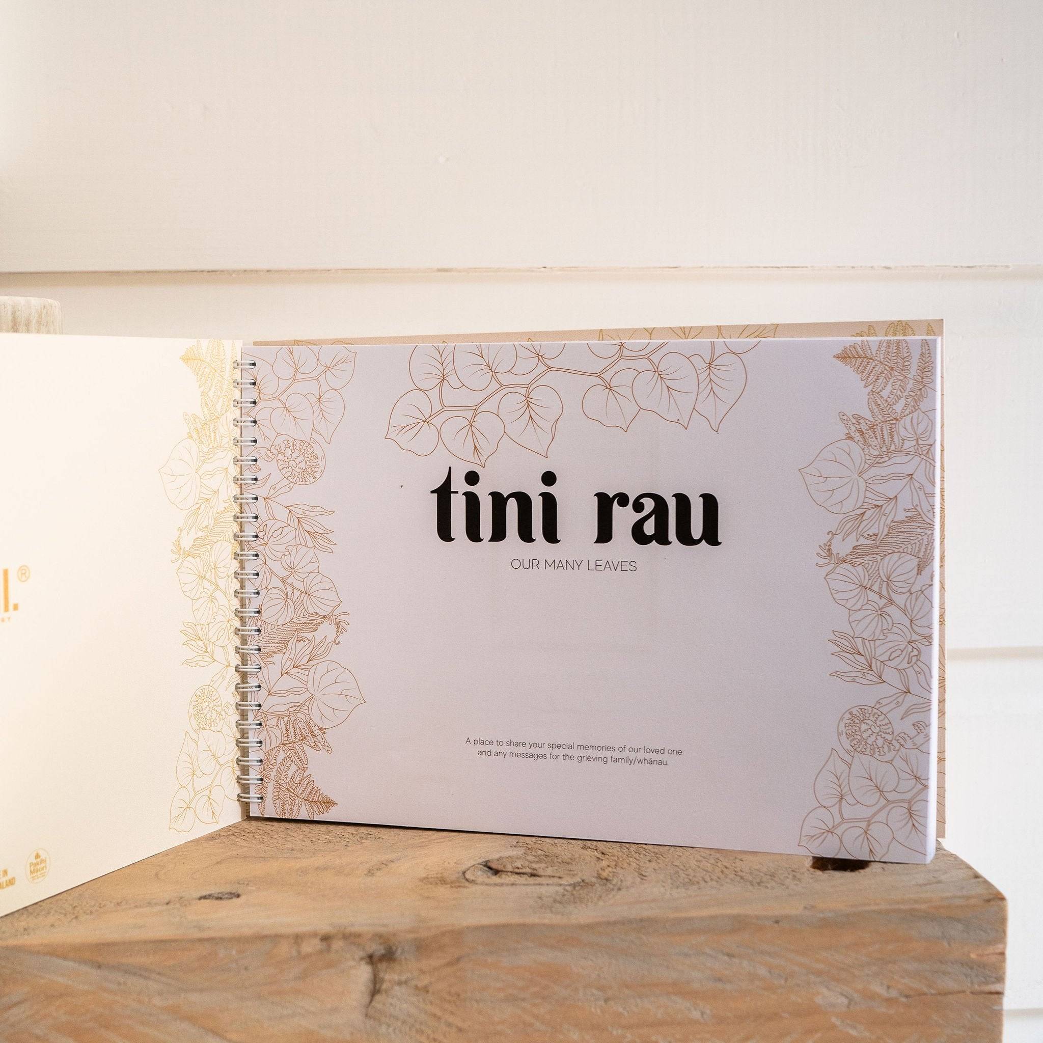 Tangihanga Memorial & Grief Keepsake: Tini rau - Tuhi Stationery Ltd