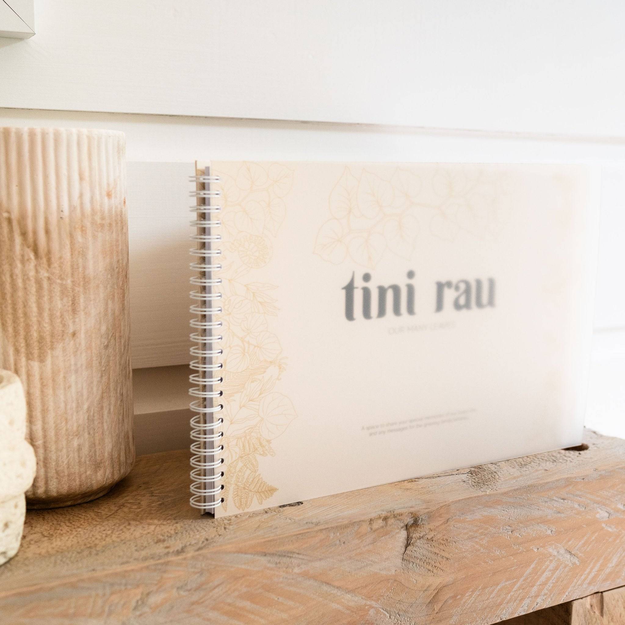 Tangihanga Memorial & Grief Keepsake: Tini rau - Tuhi Stationery Ltd