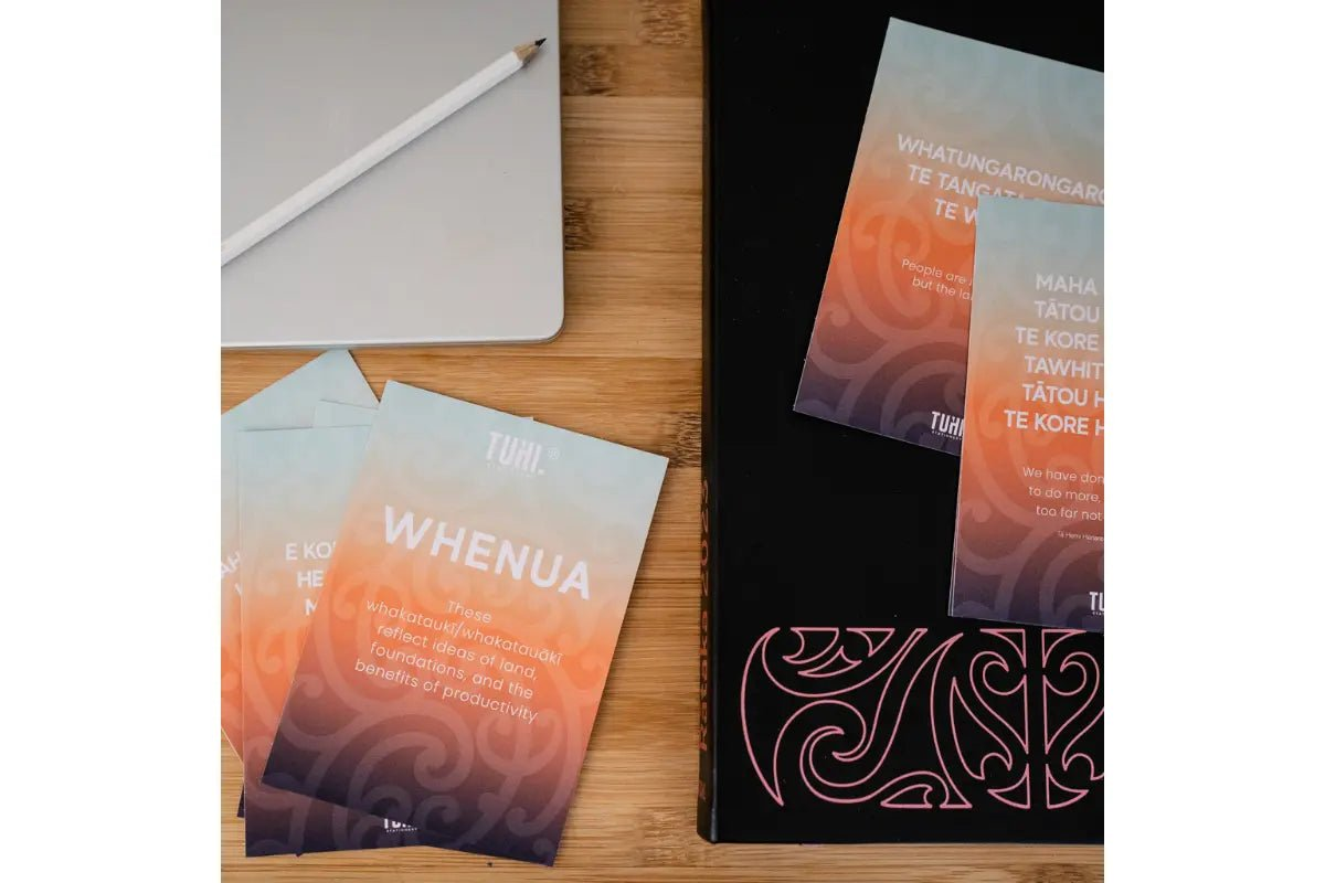 Whakataukī Card Sets (Papa Design, 6 cards) - Tuhi Stationery Ltd