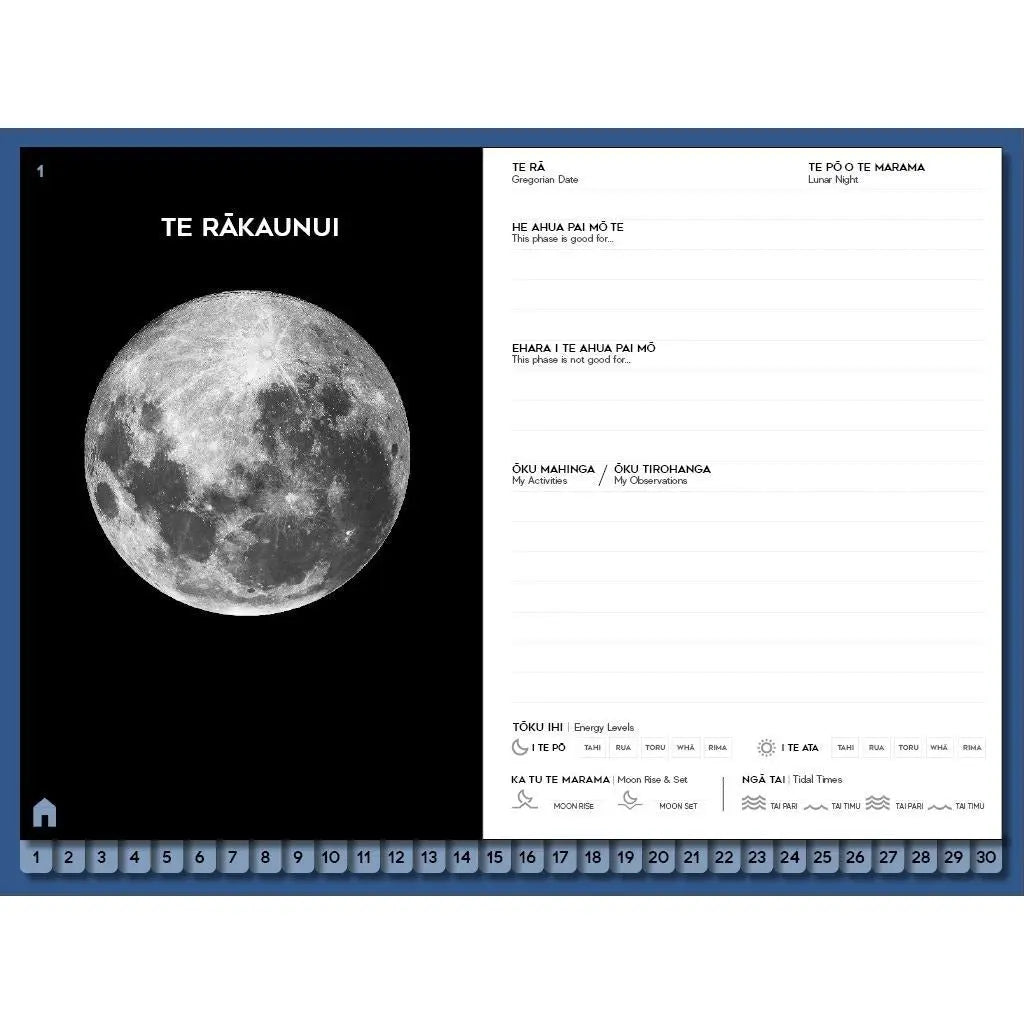 Digital: Te Rākaunui/ Lunar Journal - for learners - Tuhi Stationery Ltd